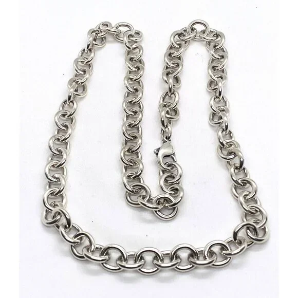 James Avery Rolo Link Chain Necklace 22.75" Sterling Silver 925 - Picture 1 of 10